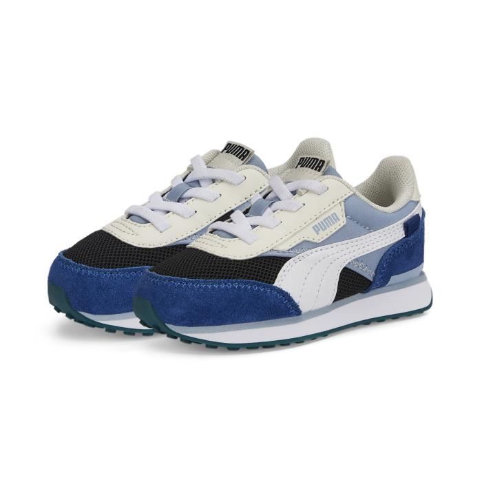 Baskets enfant Puma Future Rider Splash - bleu/noir/blanc