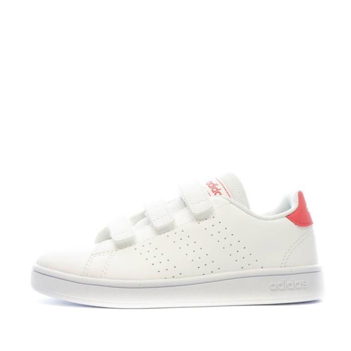 Chaussures pour Enfant Adidas Advantage Cf C - Blanc - Synthétique - Lacets