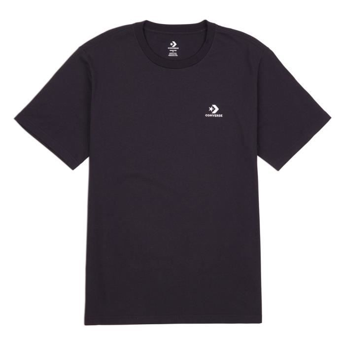 T-shirt CONVERSE Goto Embroidered Star Chevron Noir - Homme/Adulte