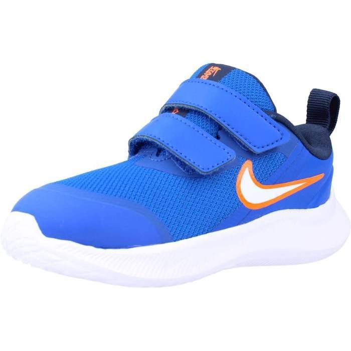 Basket enfant NIKE 111264 Bleu - Semelle Gomme - Tige Synthétique