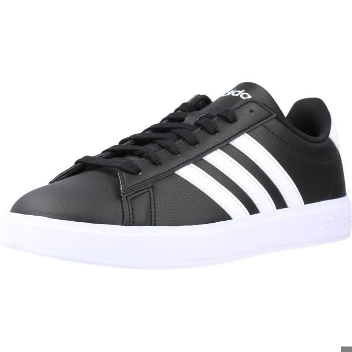 Basket - ADIDAS - 125358 - Noir - Homme - Lacets - Synthétique - Plat