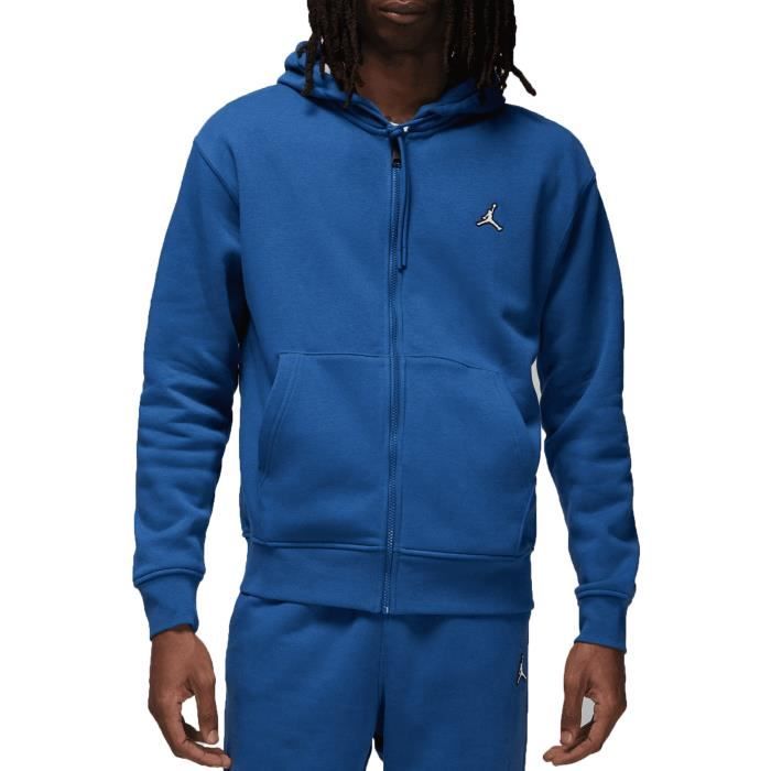Nike Sweat à Capuche et Zip pour Homme Essential Bleu DQ7350-493