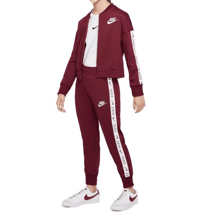 Nike Survêtement pour Fille Classic Rouge CU8374-638