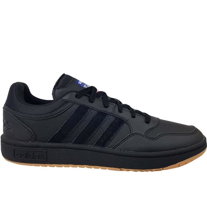 Chaussures pour Homme ADIDAS Hoops 30 Noir - Fermeture à lacets - Dessus synthétique