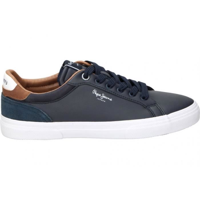 Baskets - PEPE JEANS - Kenton Court - Simili cuir - Confortables - Semelle en caoutchouc