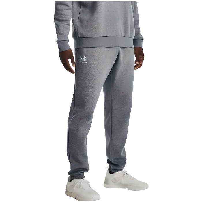 Pantalon de survêtement Homme Under Armour Essential Fleece Jogger - Gris - 1373882-012
