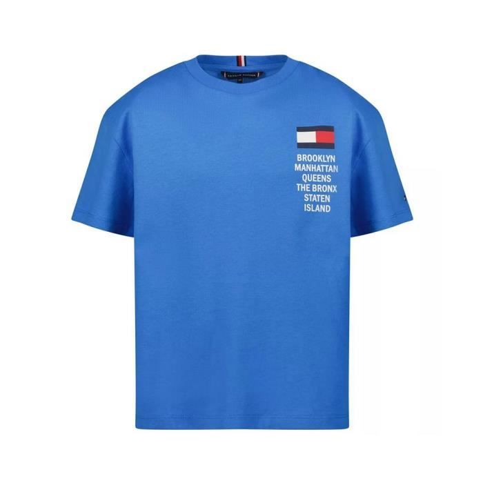 T-SHIRT DE SPORT TOMMY HILFIGER T-SHIRT TOMMY HILFIGER. AZZURRO Azzurro 6 anni