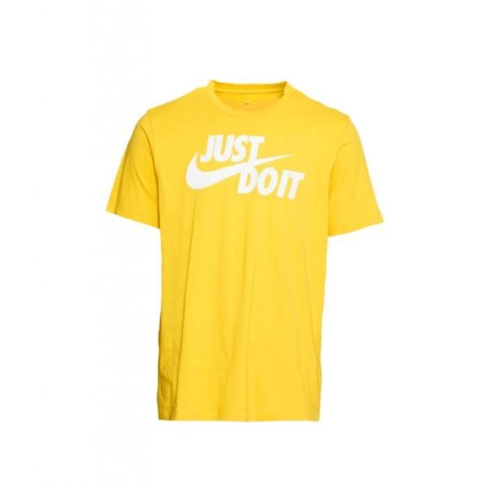 CASQUETTE T-SHIRT NIKE AR5006 709. POUR HOMME, COULEUR JAUNE