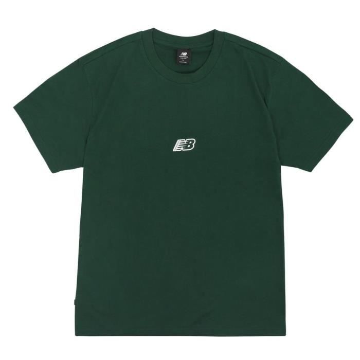 T-SHIRT DE SPORT T-SHIRT NEW BALANCE MT23514NWG. POUR HOMME, COULEUR VERTE
