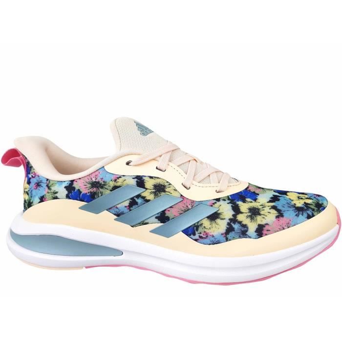Chaussures ADIDAS Fortarun K Creme,Noir - Mixte/Enfant