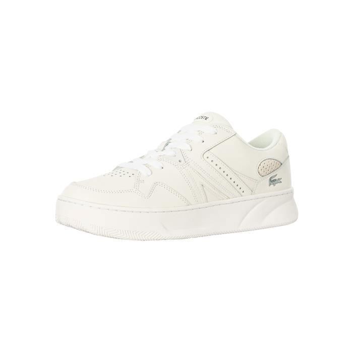 Lacoste Pour des hommes L005 222 2 Baskets en cuir SMA, blanc