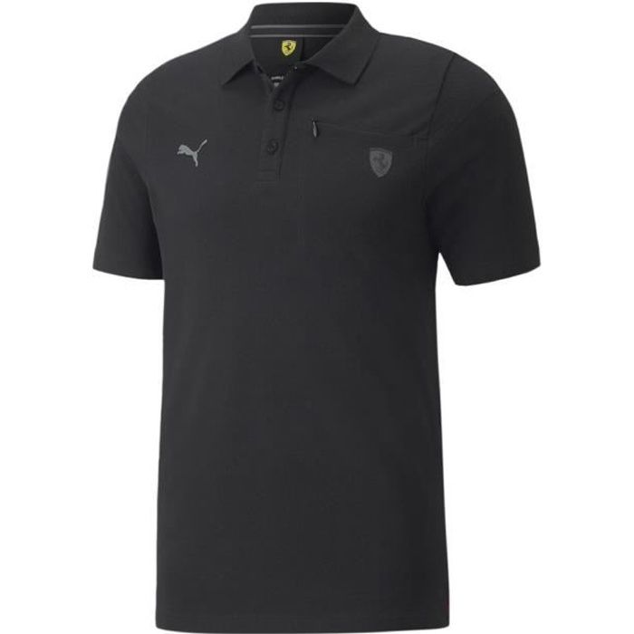 Polo Noir Homme Puma Ferrari Style