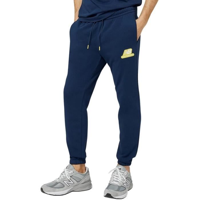 Pantalon Jogger New Balance Essentials Bleu Marine