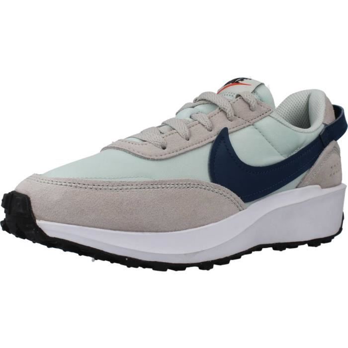 Basket - NIKE - 118055 - Bleu - Cuir - Femme - Lacets