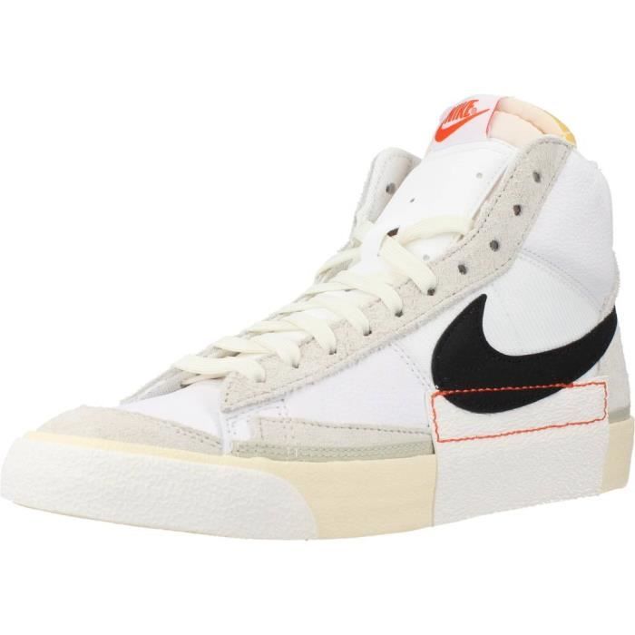 Basket Homme - NIKE - 126380 - Semelle Gomme - Vulcanisé - Couleur Blanche
