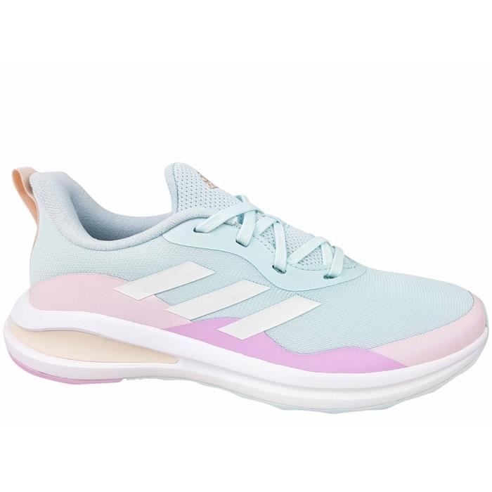 Chaussures ADIDAS Fortarun K Rose,Bleu - Mixte/Enfant