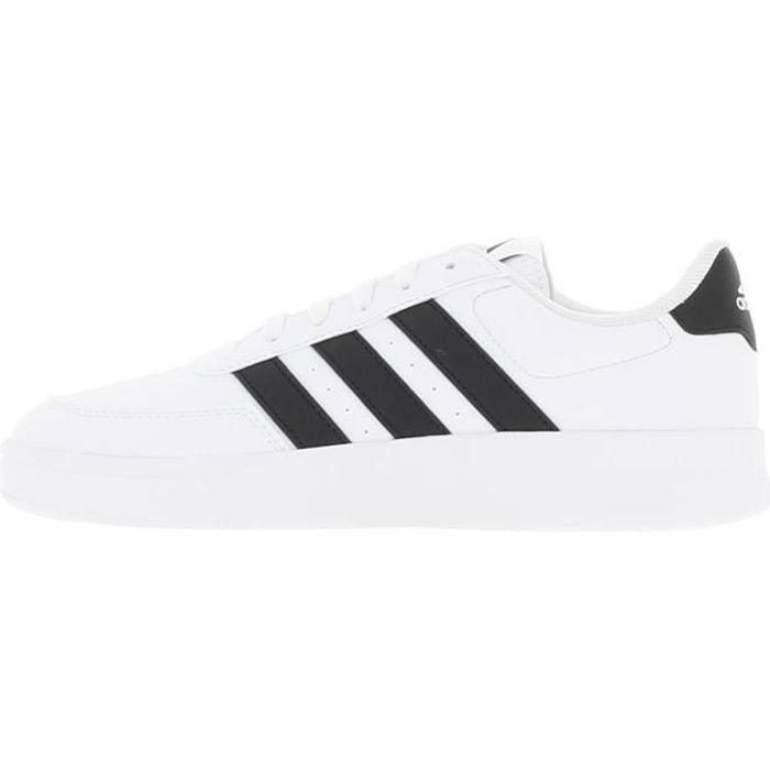 Chaussures basses - Adidas - Breaknet 2.0 - Cuir ou simili - Blanc - Lacets