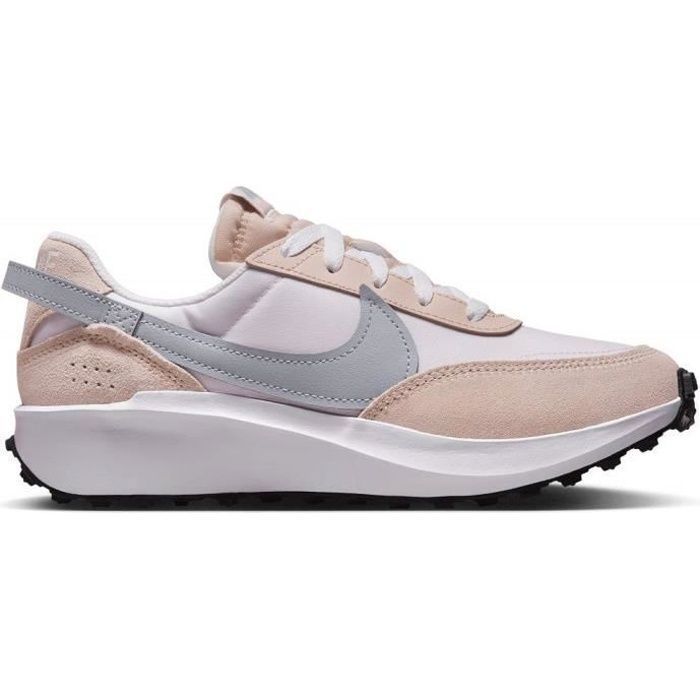 Chaussures Nike Waffle Debut pour Femme DH9523-603 - Rose - Lacets - Plat - Synthétique
