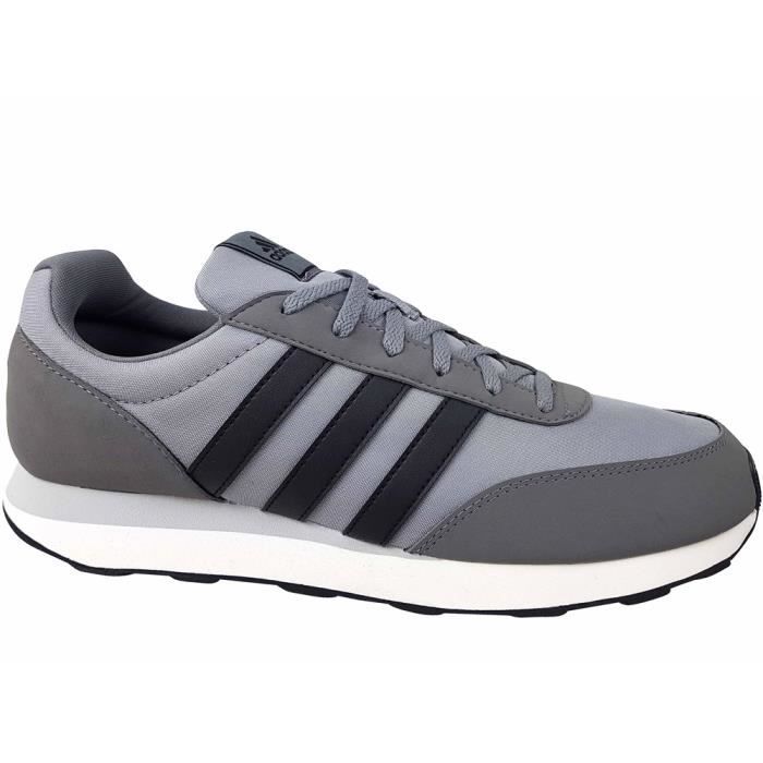 Chaussures de Running - ADIDAS - Run 60S 30 - Gris - Homme - Confort Optimal