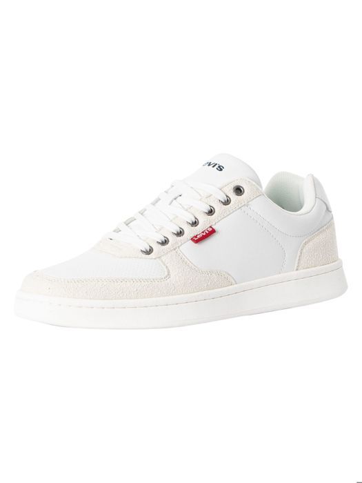 Baskets - Levi's - Tab Logo - Blanc - Lacets - Plat