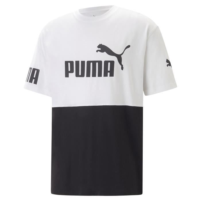 Tee-Shirt Puma Power Puma Blanc Homme