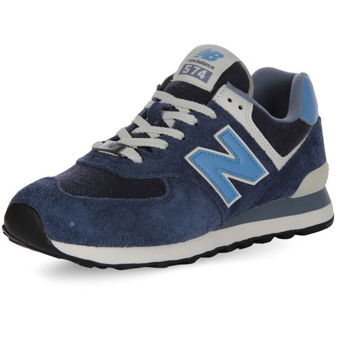 Sneakers Homme - NEW BALANCE - 574 - Bleu - Lacets - Résistance et matériaux de haute qualité