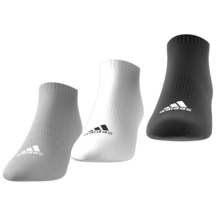 Lot de 3 paires de chaussettes - ADIDAS - Noir Blanc Gris