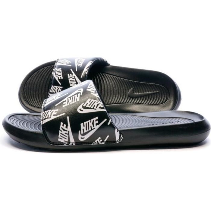 Claquettes Noir Homme Nike Victori One Slide Print