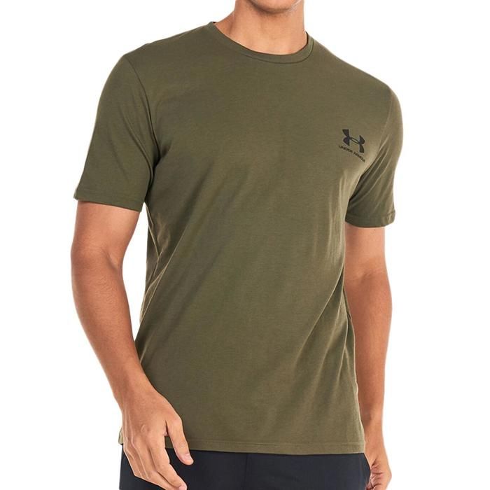 T-shirt de sport - Under Armour - 1326799 - Homme - Blanc et vert