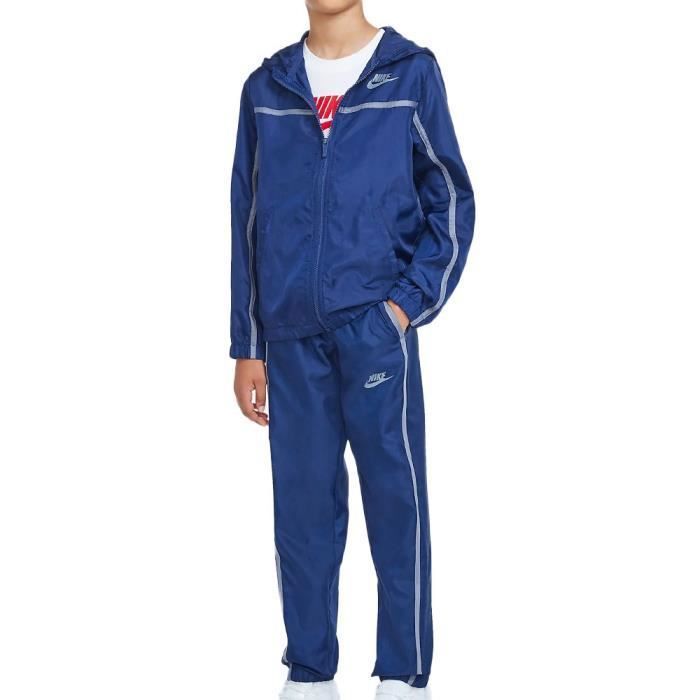 Survêtement Garçon - NIKE - Marine - Veste à capuche - Pantalon élastique - Manches longues