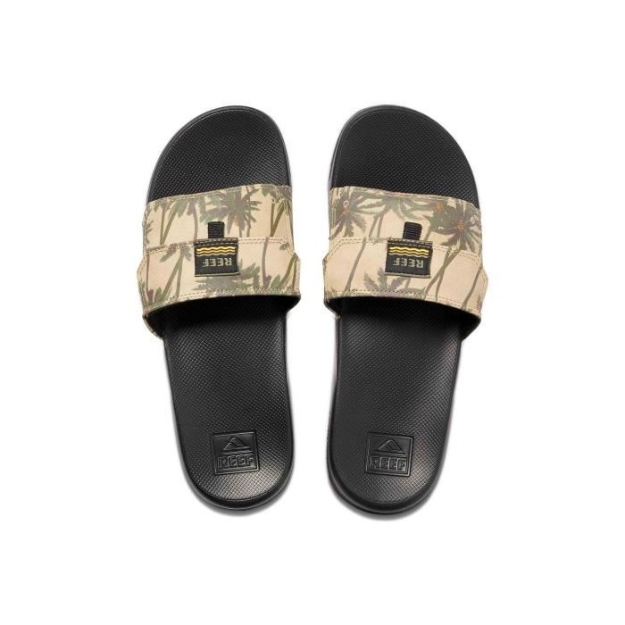 Sandales Reef Stash slide tan palm pour homme