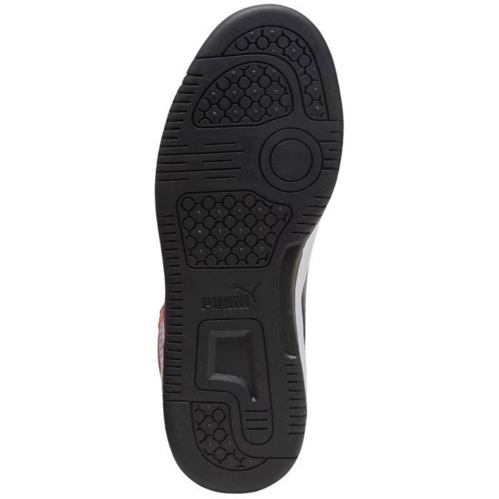 Chaussures Enfant - Puma - Rebound V6 Mid Jr - Blanc - Lacets - Synthétique - Marjane Mall - Image 4