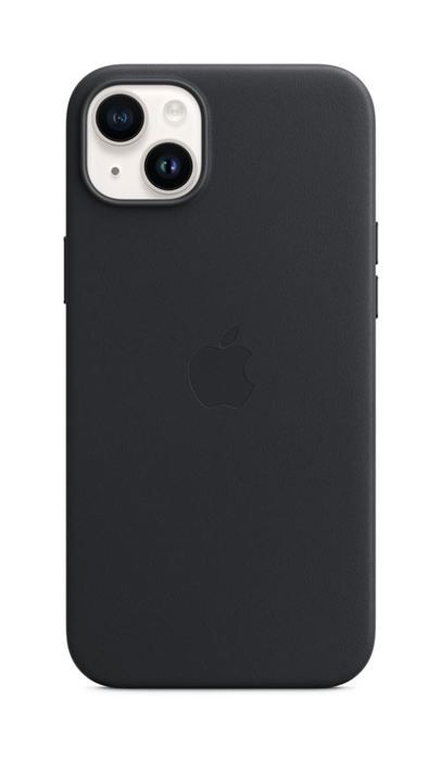Coque APPLE iPhone 14 Plus cuir Midnight