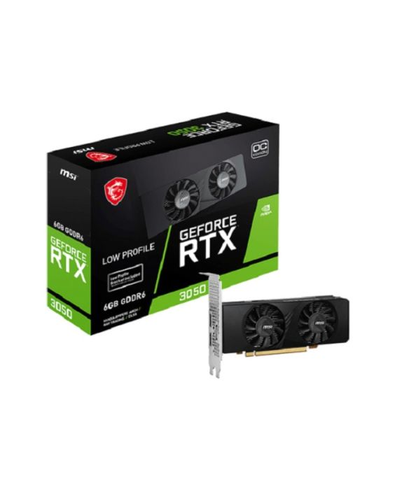 Carte graphique - MSI - GEFORCE RTX 3050 LP 6G OC NVIDIA 6 Go GDDR6