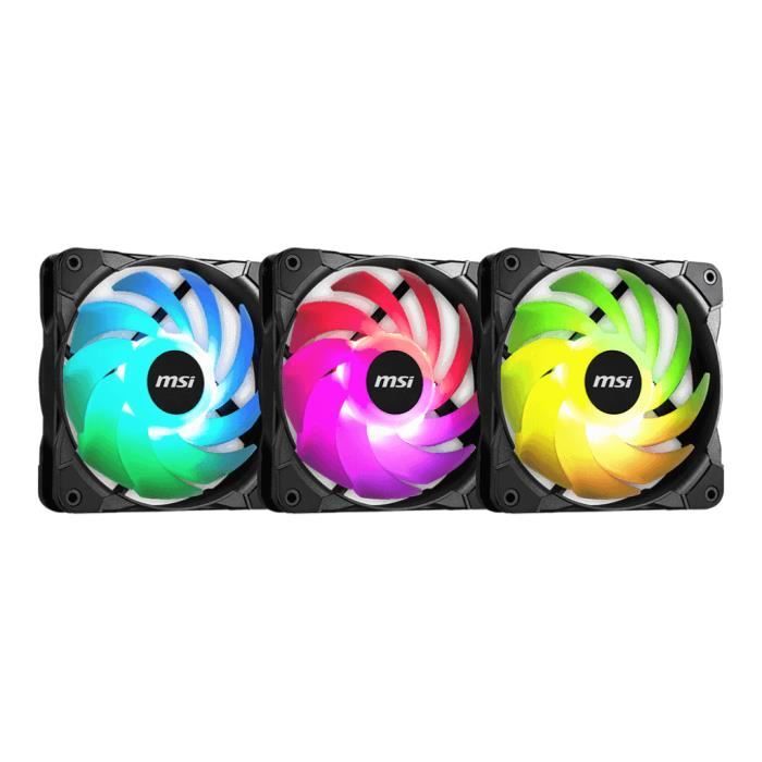 MSI Max F12A-3 - 3 x Ventilateurs ARGB