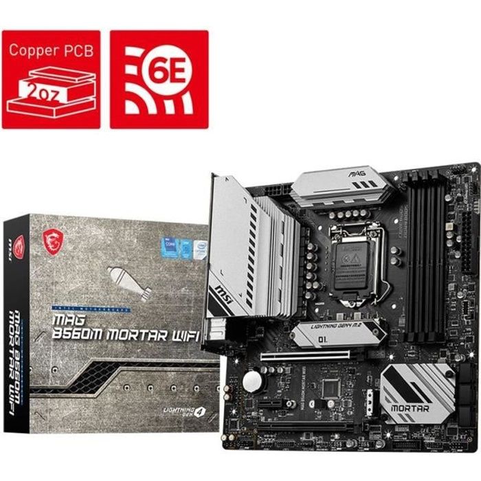 MSI Carte mère MAG B560M Mortar Wifi