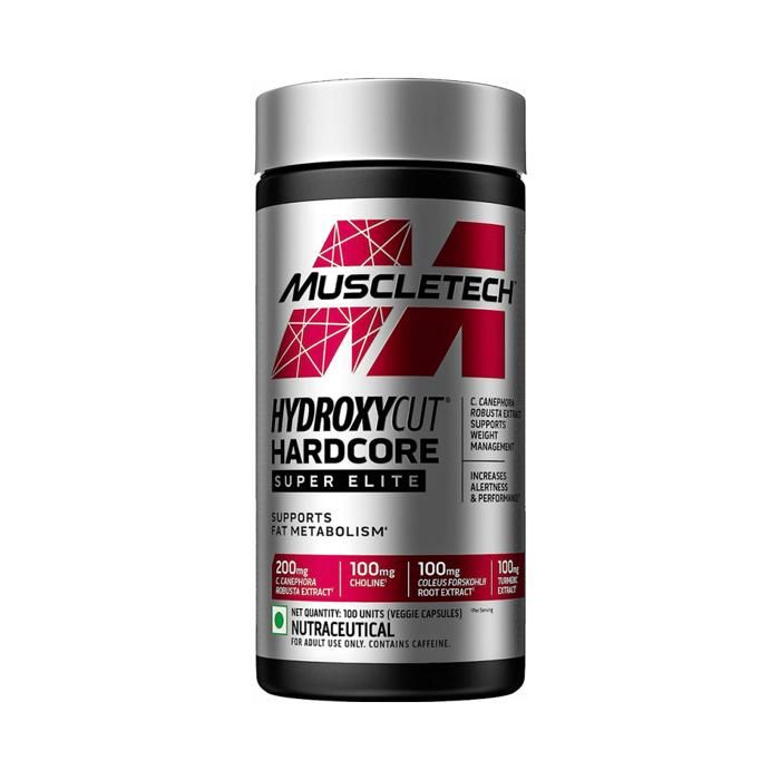 Brûleur de graisses Hydroxycut Hardcore Elite - 100 Gélules