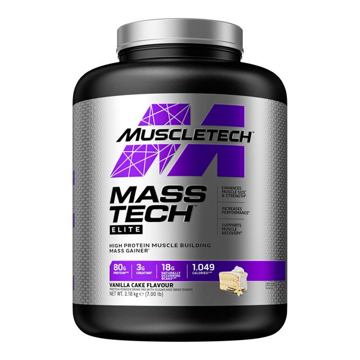 Mass-Tech Elite 3.18 Kg ( vanilla cake) - Muscletech