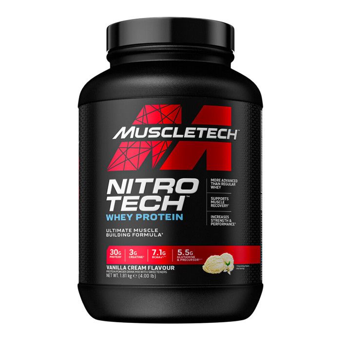 Whey isolate MuscleTech - Nitro-Tech - Vanilla Cream 1810g