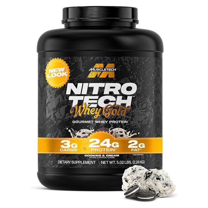 Performance Series Nitro-Tech 100% Whey Gold – Biscuits & Crème – Format 6 lb (2280 g)