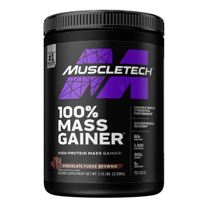 Hard gainers 100% Mass Gainer - Chocolate Fudge Brownie 2330g