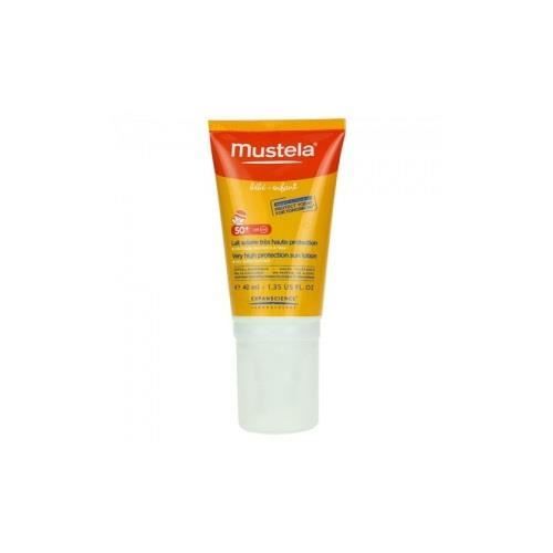 Mustela Lait Solaire SPF 50+ Bébé - Enfant 40 ml