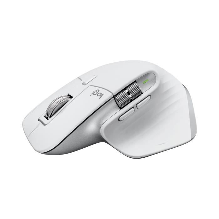 Logitech - Souris sans fil - MX Master 3S Performance, Ergonomique - Pale Grey