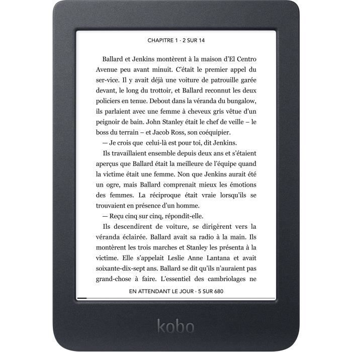 Liseuse KOBO Nia 6" - Stockage 8Go - Ecran anti-reflet - ComfortLight ajustable