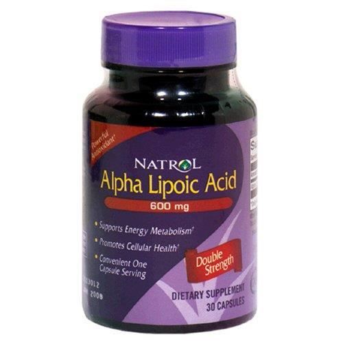 Acide alpha-lipoàque ALA - acide thioctique - 600 mg - 30 gels