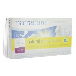 Protège-slips Tanga - NATRACARE - 30 unités - Coton bio - Hypoallergénique - Biodégradable