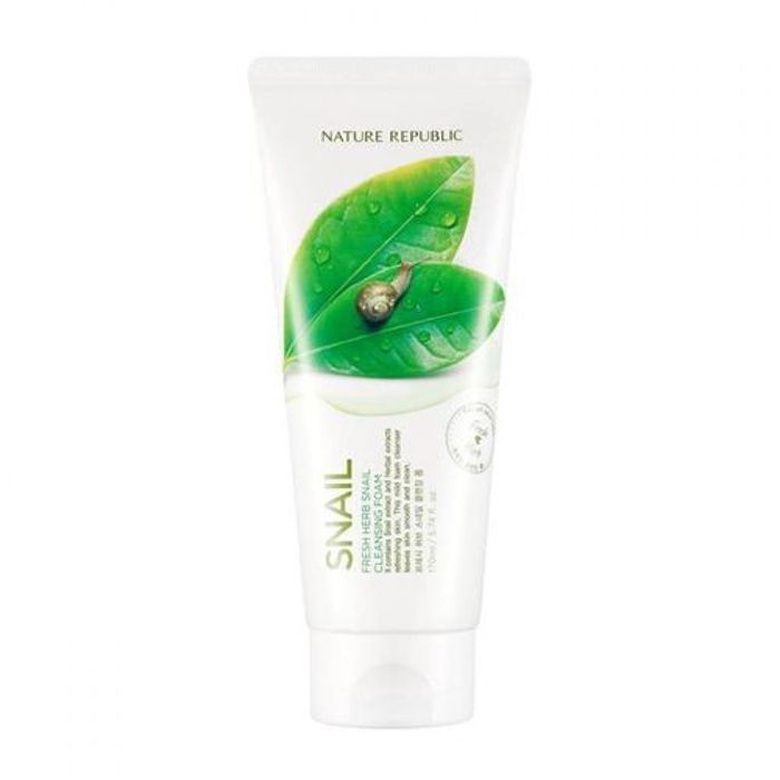 NATURE REPUBLIC FRESH HERB SNAIL CLEANSING FOAM