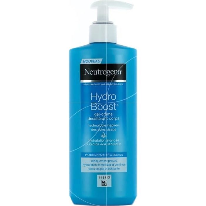 Neutrogena Hydro Boost Gel-Crème Corps Hydratant & Désaltérant 250ml
