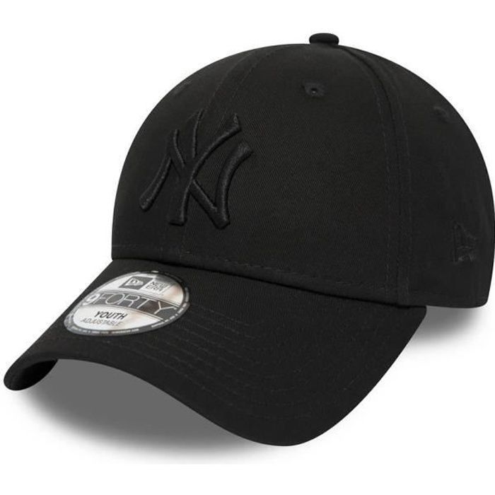 Casquette 9forty - New Era - New York Yankees - Noir - 100% Coton - Enfant Mixte