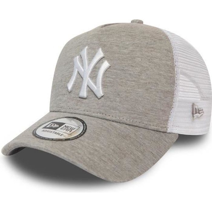 Casquette Trucker - New Era - Yankees - Gris - Ajustable - Été
